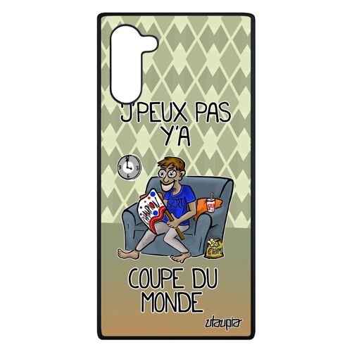 Coque Samsung Note 10 Silicone J'peux Pas Y'a Coupe Du Monde Handball Antichoc Texte Sport Comique Rigide Je Basketball Jpeux Galaxy