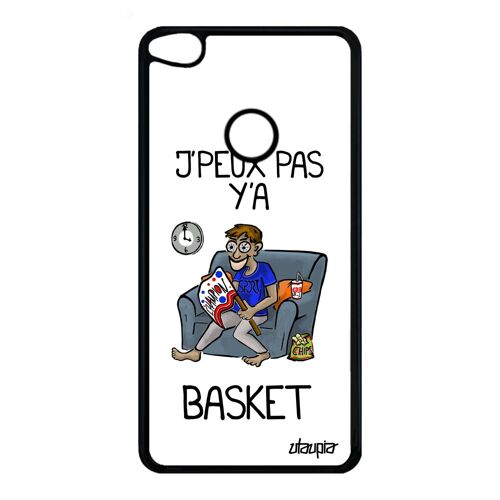 Coque Huawei P9/P8 Lite 2017 Silicone J'peux Pas Y'a Basket Original Humoristique Telephone Blanc Drole Humour Portable Jpeux De