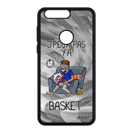 Coque Honor 8 silicone j'peux pas y'a basket smartphone solide gris jpeux bande dessinée dessin humoristique humour je basketball de