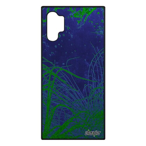 Coque Océan Note 10+ Plus En Silicone Plantes Marines Personnalisé Alu Mer Design Algues Souple Violet Nature Plongée Samsung Galaxy