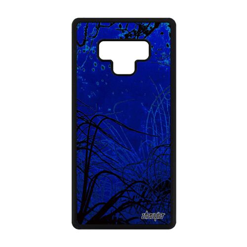 Coque pour Note 9 silicone fonds marins TPU bleu case océan algues plongée mer rigide unique portable nature peinture Samsung galaxy