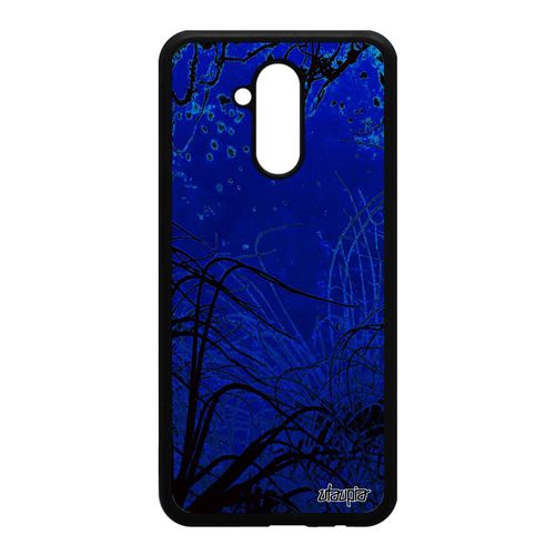 Coque Pour Huawei Mate 20 Lite En Silicone Fonds Marins Mer Personnalisé Océan Etui Plongée Algues Plantes Marines Bleu Nature