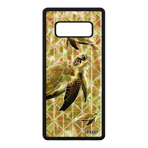 Coque Rigide Note 8 Silicone Tortue Telephone Marine Animal Sam. Design Geometrie Case Geante Ocean De Made In France Samsung Galaxy