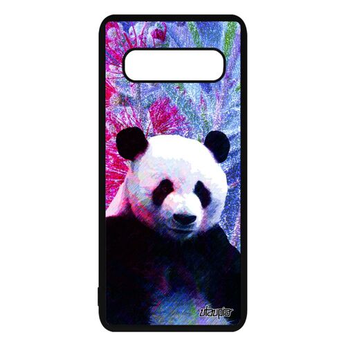 Coque Telephone Samsung S10+ Plus En Silicone Panda De Protection Animal Case Design Dessin Chine Nature Geant Made In France Galaxy
