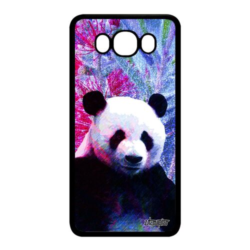 Coque Pour Samsung J7 2016 Silicone Panda Chine Animaux Design Etui Animal Ecologie Portable Geant Nature Ecolo Alu Telephone Galaxy