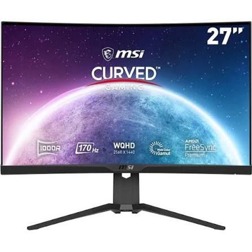 MSI G272CQP Écran PC Gaming Incurvé 27" WQHD 2560x1440, 170Hz / 1ms, 16:9, FreeSync Premium
