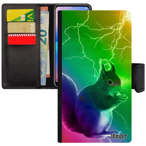 Coque Pour Iphone 11 Pro Ecureuil Antichoc Personnalisé Telephone Multicolore Etui Mignon Vert Cover Flip Case Arc En Ciel De