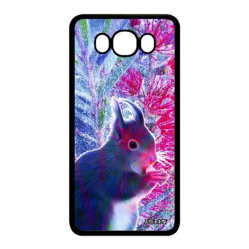 Coque Silicone Ecureuil Samsung J7 2016 Design Animaux Motif Mignon Personnalisé Foret Solide Nature De Protection Portable Galaxy