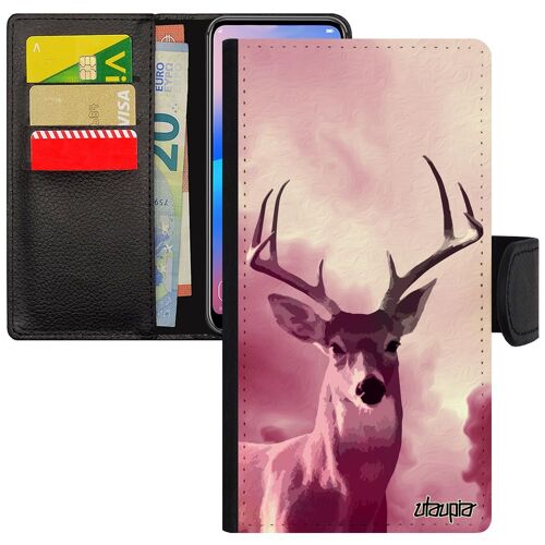 Coque Cerf Iphone 11 Pro Max Nuage Faon Animaux Animal Mobile Biche Rose Pas Cher De Protection Aimantée Ciel Brame Antichoc