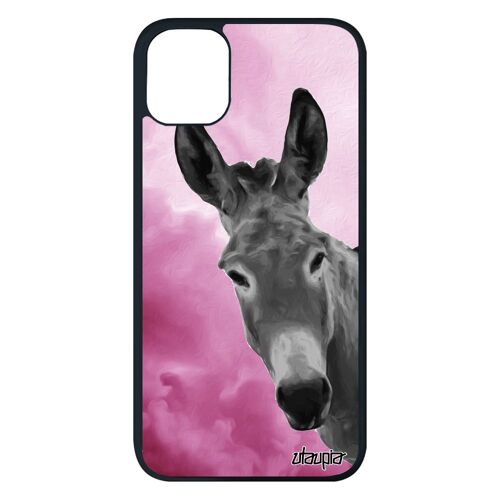 Coque Pour Iphone 11 Pro Max Silicone Ane Portable Animaux Design Personnalisé Animal Bourrique Etui Telephone Nuage Tetu Ciel