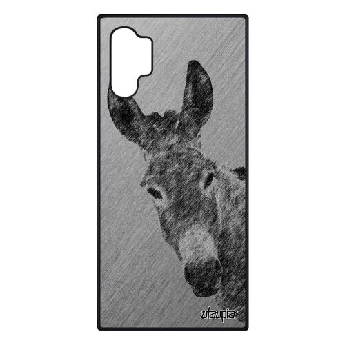 Coque Antichoc Samsung Note 10+ Plus En Silicone Ane De Protection Personnalisé Bourrique Dessin Design Animal Telephone Tetu Galaxy