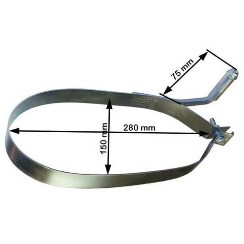 Sangle Echappement -1 Piece- Pour Peugeot 206- 206+- Sw- Cc Generique