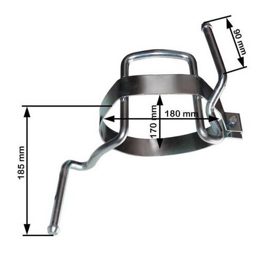 Sangle Echappement -1 Piece- Pour Peugeot 206+ Generique