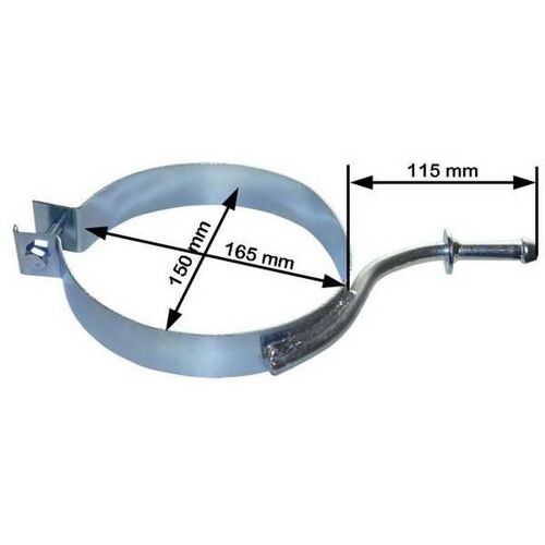 Sangle Echappement -1 Piece- Pour C3-Berlingo Generique