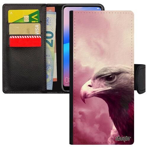 Coque Antichoc Galaxy A05s Aigle Ciel Nuage Animaux Royal Smartphone Rose Rapace Animal Telephone Oiseau Unique Design Pu En Samsung