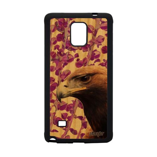 Coque Silicone Note 4 Bois Aigle Pas Cher Animal Rapace Plante Personnalisé Portable Etui Royal Oiseau Animaux Nature Samsung Galaxy