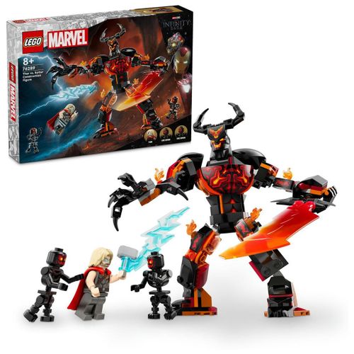 LEGO Marvel - Figurine de Thor contre Surtur à construire - 76289