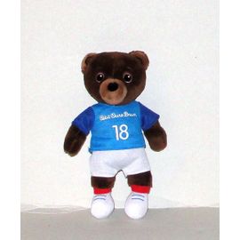 Petit Ours Brun Footballeur Ou Petit Ours Brun En Tenue De Foot Doudou Peluche Jemini