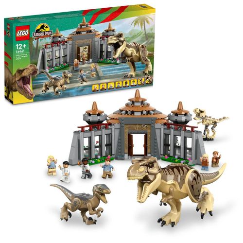 LEGO Jurassic World - Le centre des visiteurs : l'attaque du T. rex et du vélociraptor - 76961