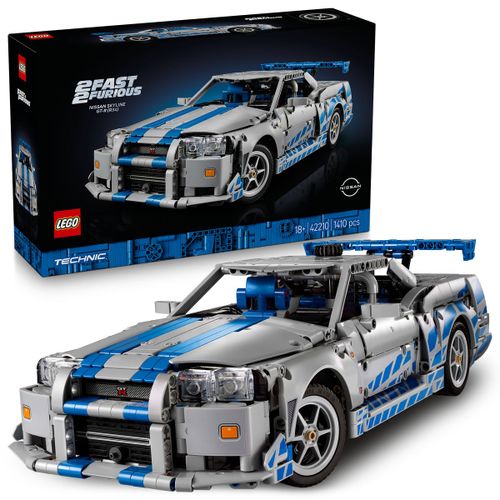 LEGO Technic - Voiture Nissan Skyline GT-R (R34) 2 Fast 2 Furious - 42210