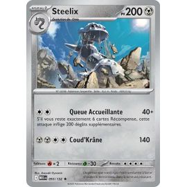 Carte Pokémon - Steelix - 093/132 - Holo-Rare - Méga-Evolution