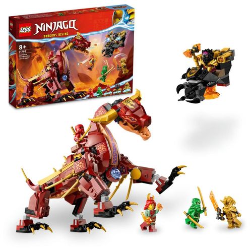 LEGO NINJAGO - Le dragon de lave transformable de Heatwave - 71793