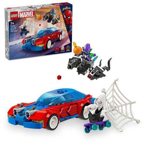 LEGO Marvel - La voiture de course de Spider-Man contre le Bouffon Vert venomisé - 76279
