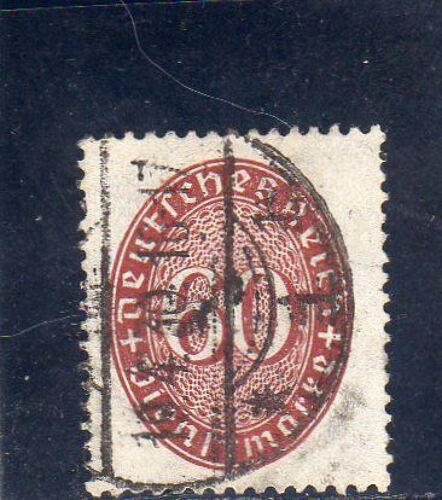 Timbre De Service DAllemagne
