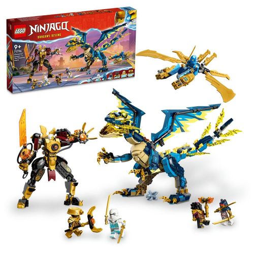 LEGO NINJAGO - Le dragon élémentaire contre le robot de l'impératrice - 71796