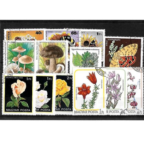 Hongrie-Lot De 13 Timbres Oblitérés-Très Bon Etat