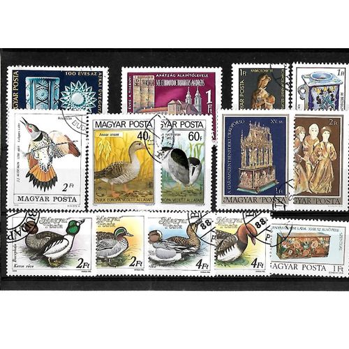 Hongrie-Lot De 14 Timbres Oblitérés-Très Bon Etat