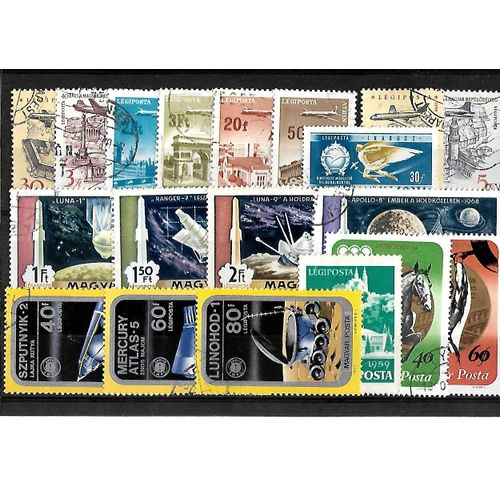 Hongrie-Lot De 19 Timbres Oblitérés-Très Bon Etat