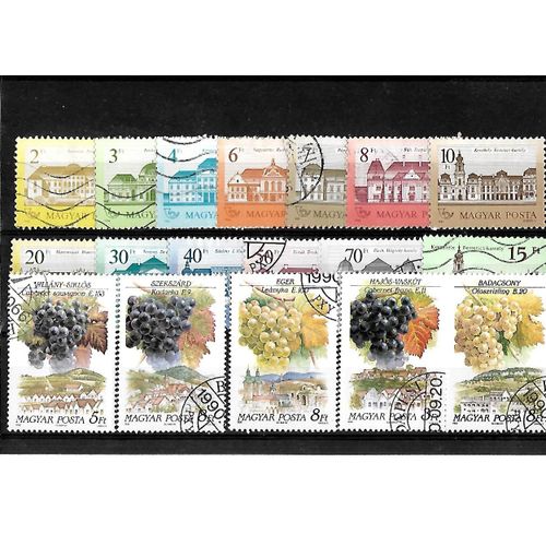 Hongrie-Lot De 17 Timbres Oblitérés-Très Bon Etat