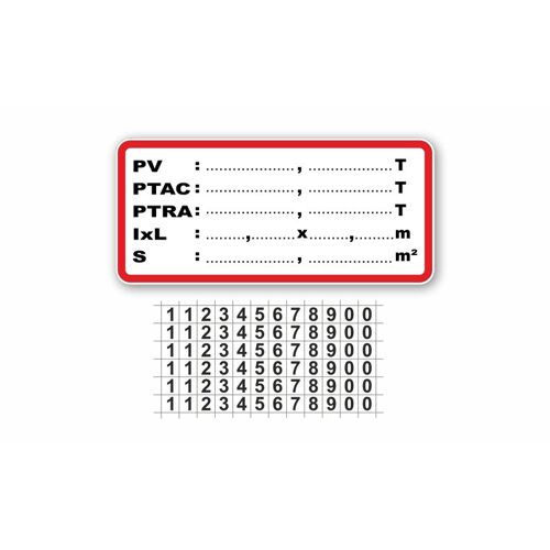 Autocollant Sticker Vinyl Plaque De Tare Adhesive Vehicule