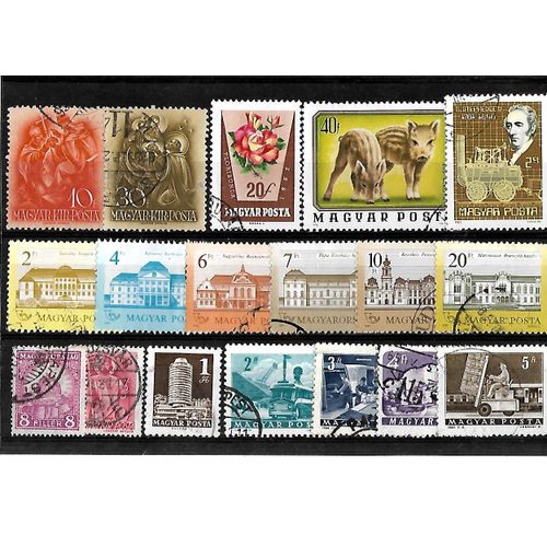 Hongrie-Lot De 18 Timbres Oblitérés-Très Bon Etat