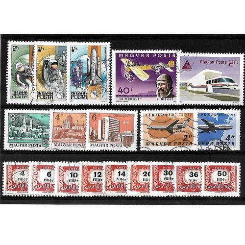 Hongrie-Lot De 19 Timbres Oblitérés-Très Bon Etat
