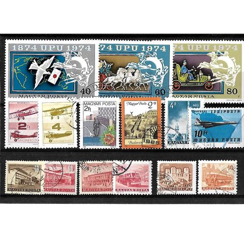 Hongrie-Lot De 15 Timbres Oblitérés-Très Bon Etat