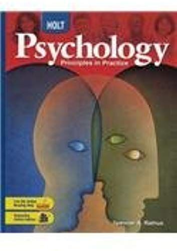 Psychology With Live Ink 6 Year Grades 9-12: Holt Psychology