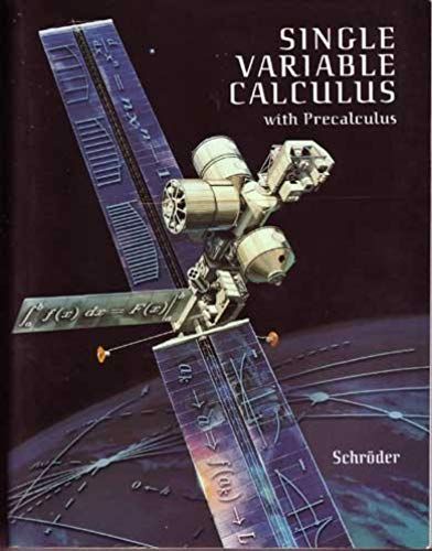 Single Variable Calculus With Precalculus