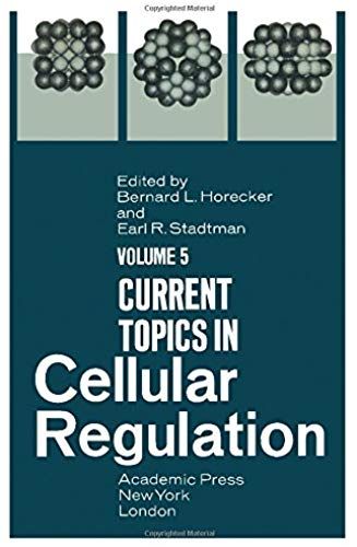 Current Topics In Cellular Regulation, Vol. 5