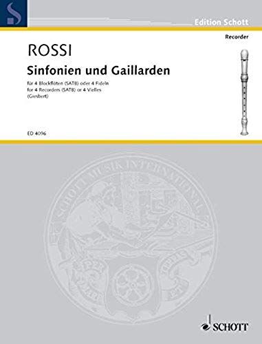 Sinfonias And Galliards / Recueil