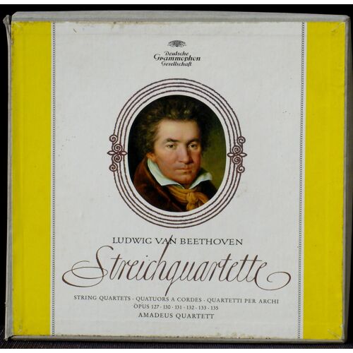 Beethoven Quatuors Op 127 À 135 Amadeus Quartett Skl 118/121 4 X Lp Ex & Bx Vg++