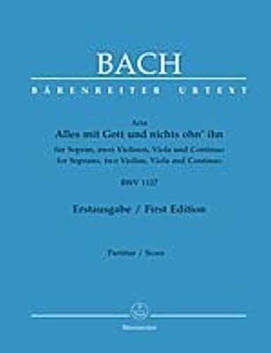 Alles Mit Gott Und Nichts Ohn Ihn / Score + Parties De Partitions