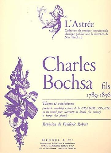 Charles Bochsa: Theme Et Variations / Conducteur