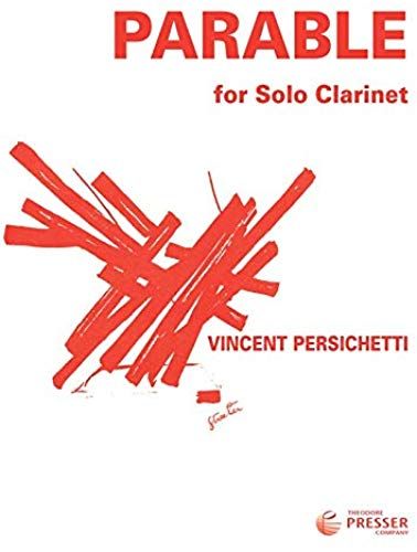 Parable For Solo Clarinet / Recueil
