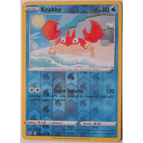 Krabby Reverse - Epée & Bouclier - 43/202