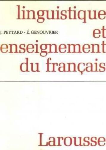 Linguistique Et Enseignement Du Français