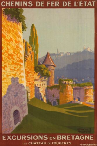 Affiche Excursion En Bretagne