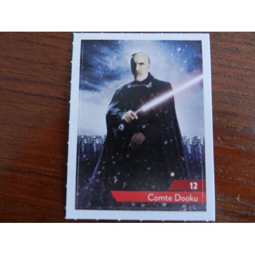 Sticker Star Wars Leclerc 2019 - N° 12 - Comte Dooku
