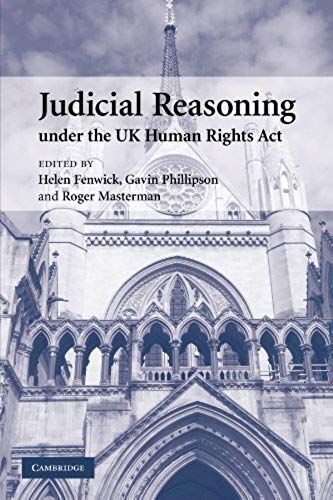 Judicial Reasoning Under The Uk Human Rights Act